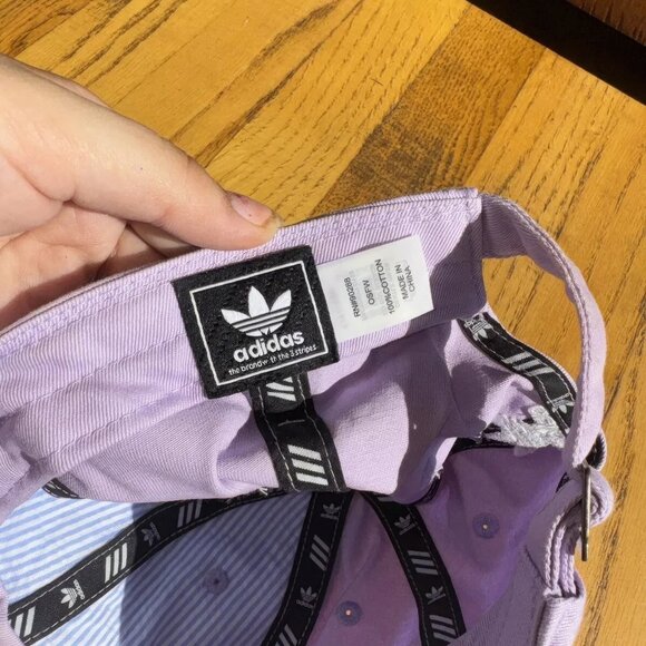 Adidas Womens Lilac Purple Baseball Hat